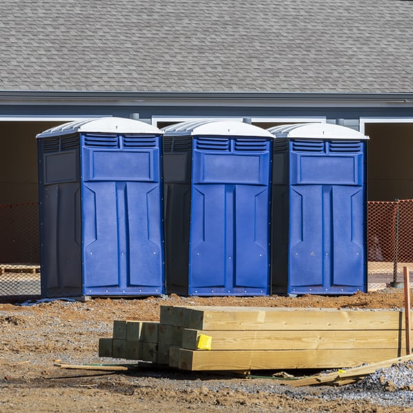 what is the maximum capacity for a single porta potty in Lynchburg